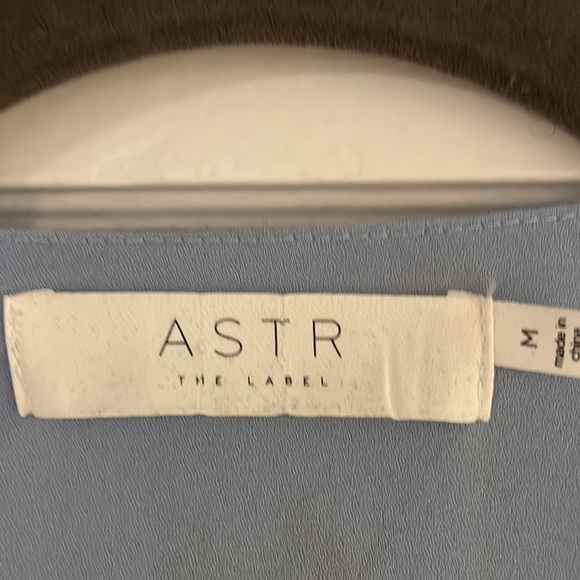 Light blue floral wrap dress - Picture 2 of 4